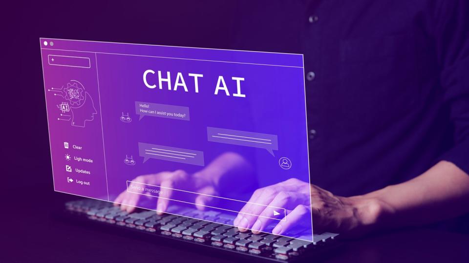 Một người sử dụng chatbot AI.