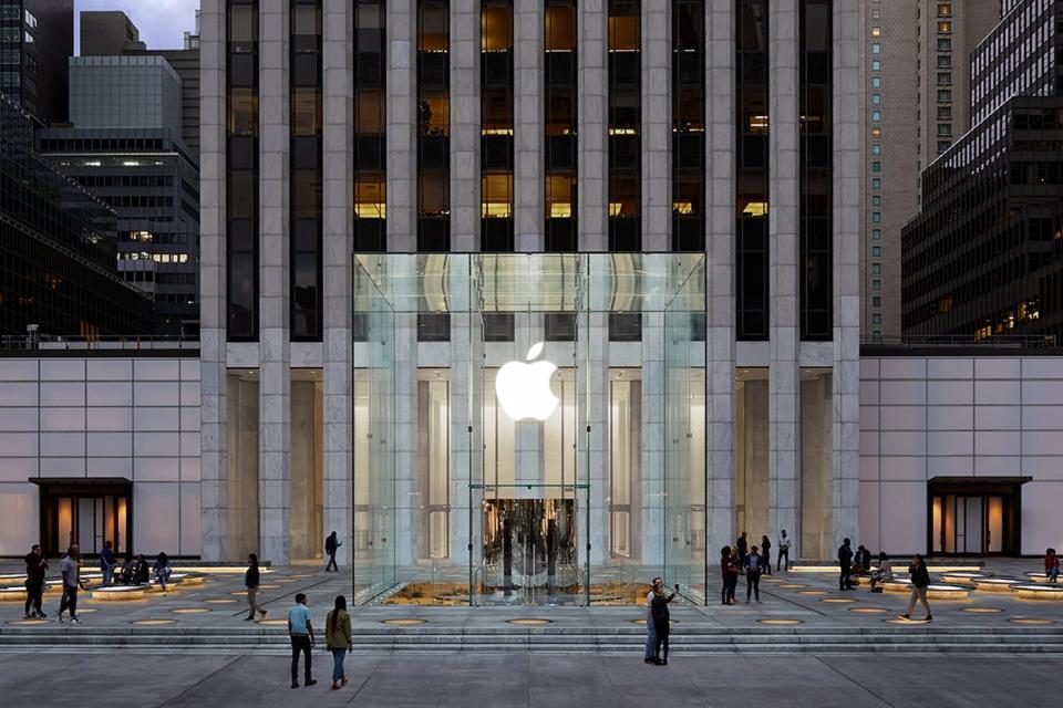 Cửa hàng Apple trên Đại lộ số 5 ở Manhattan.