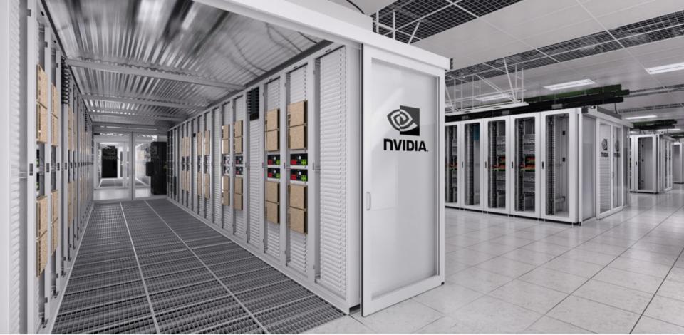 Máy chủ đào tạo AI của Nvidia.