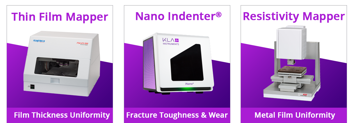 Metal Film Sheet Resistance and Thickness Mapping with KLA Filmetrics