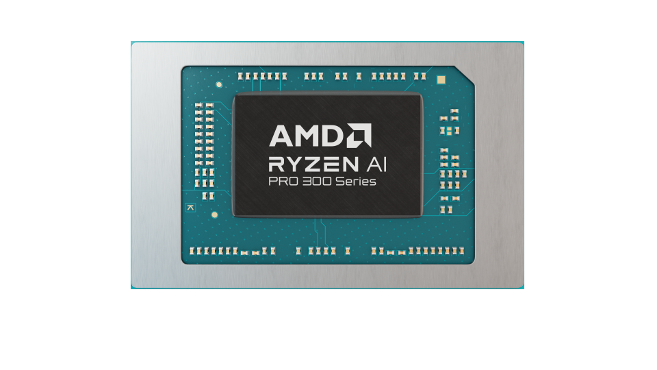 Ryzen AI PRO 300 Series chip shot